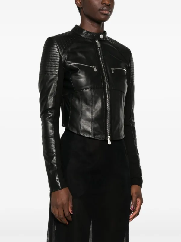 ジャケット PINKO Women Jackets 104221A15MI76 Black PINKO Batman Biker Jacket | Black | FARFETCH