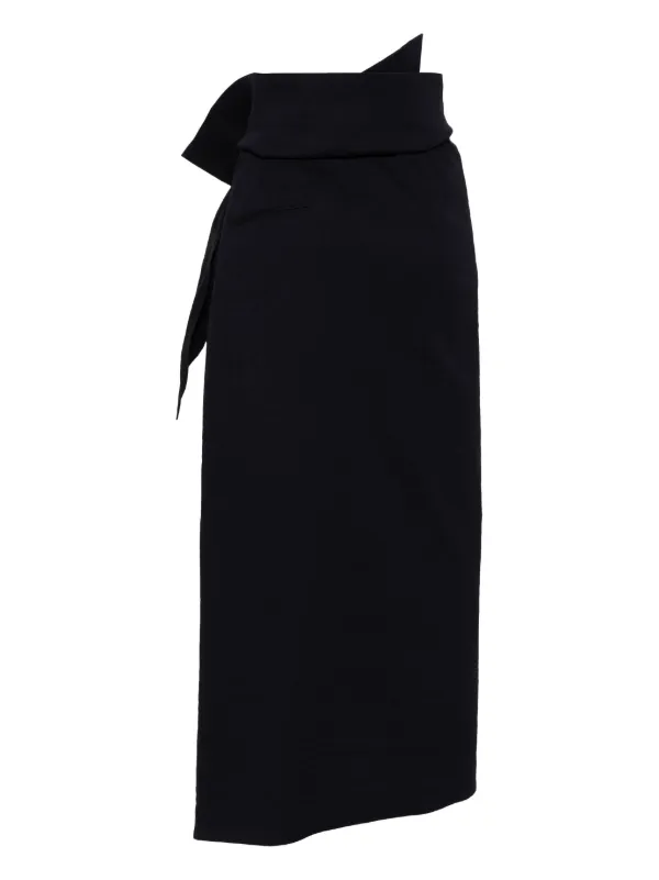 スカート ISSEY MIYAKE Woman Skirt Navy IM46KG815 79 Issey Miyake Outlet: Skirt woman - Navy | Issey Miyake skirt
