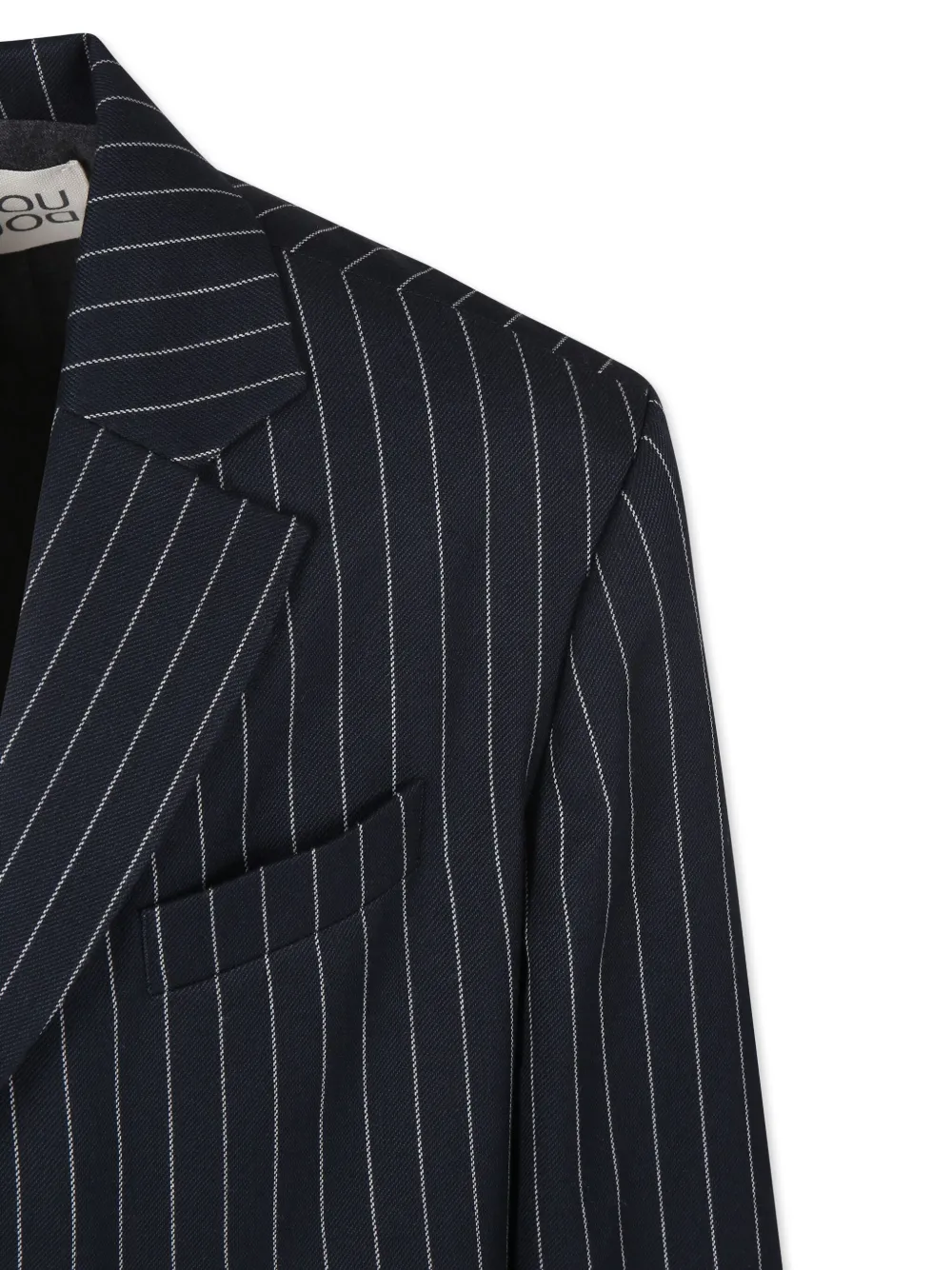Douuod Kids Gestreepte blazer Blauw