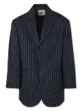 Douuod Kids striped blazer - Blue