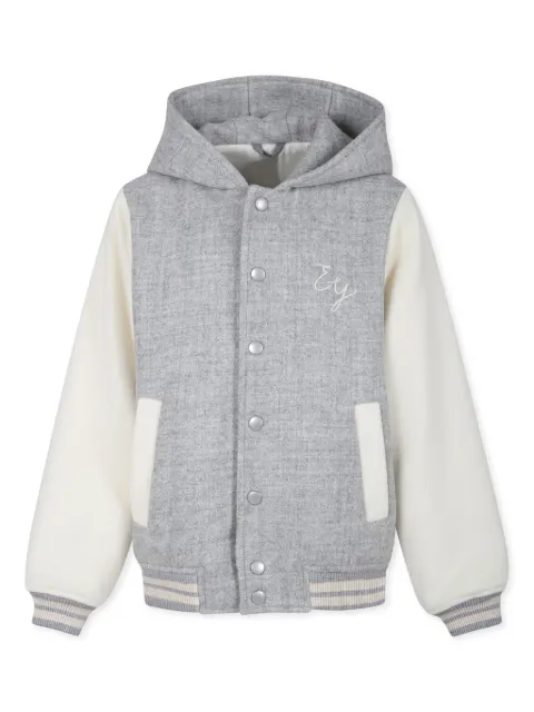 Eleventy Kids Hooded bomber jacket 
