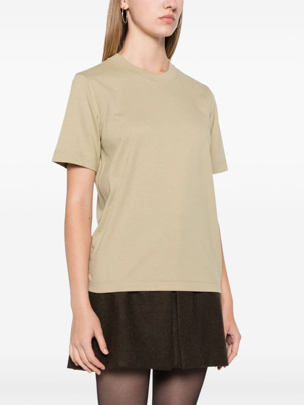 Shop Burberry Fox T-shirt In Grün