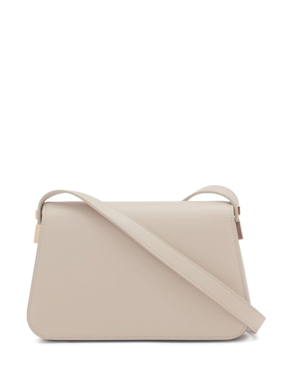 Shop Lanvin Concerto Crossbody Bag In Neutrals