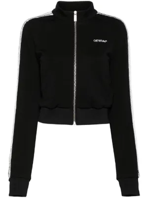 トマソン　トレーニングジャケット　シャカシャカ　ホワイトOブラックXO Off-White レース トラックジャケット | ブラック | FARFETCH JP