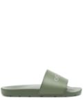 Off-White bookish sliders - Green