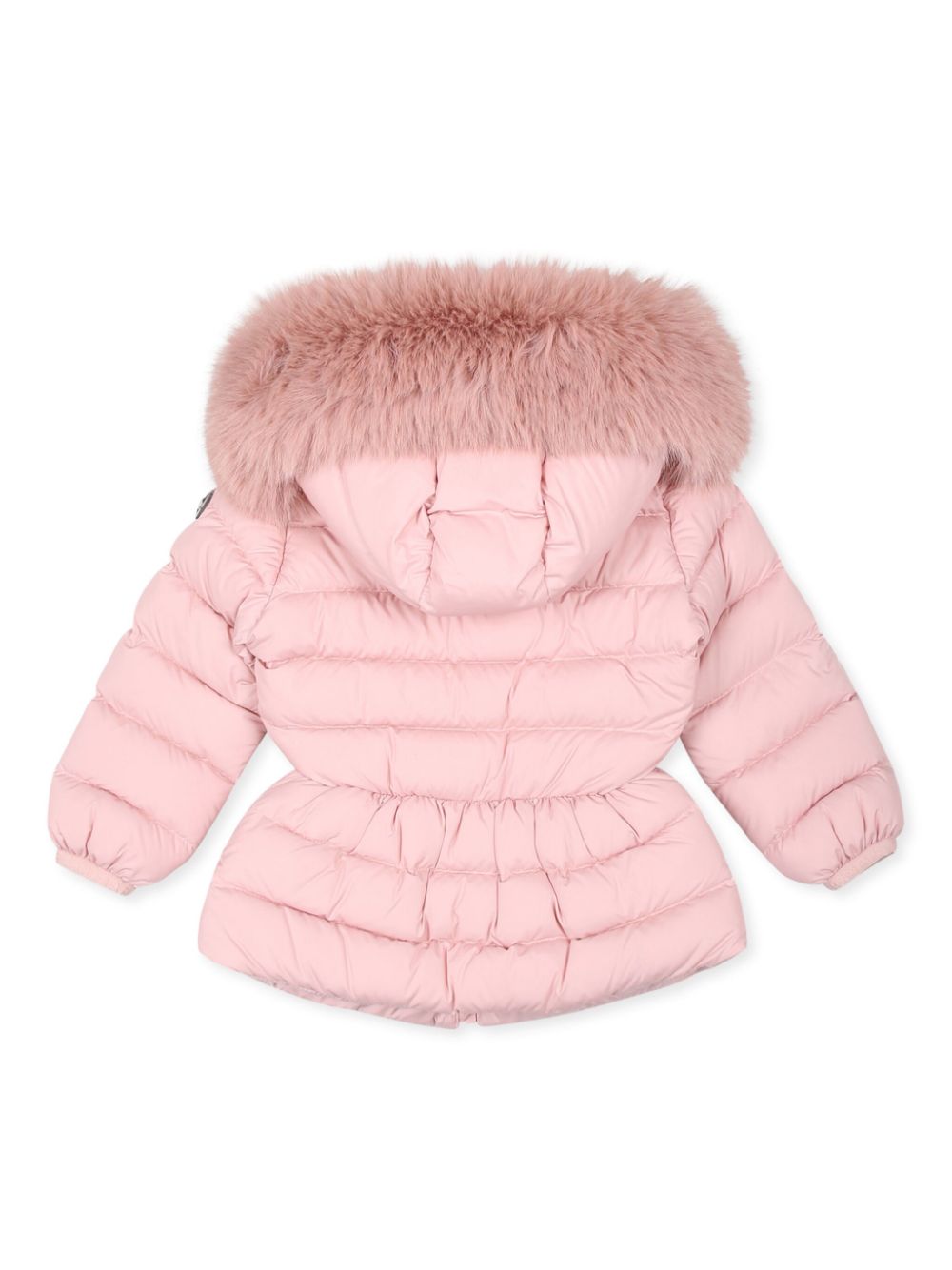 Colmar Kids logo-appliqué puffer jacket - Roze