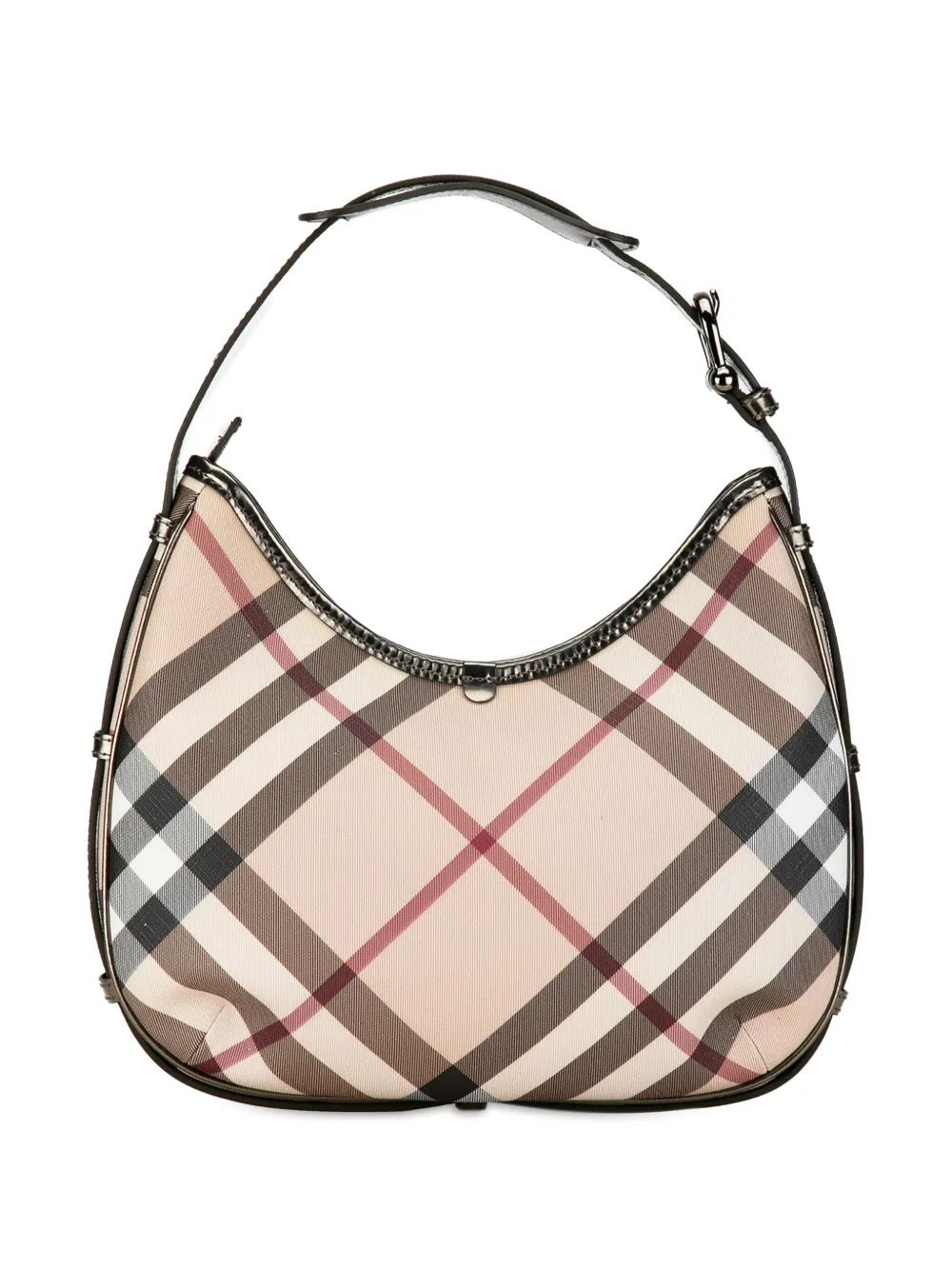 Burberry Pre-Owned 2000-2017 Supernova Check shoulder bag - Bruin