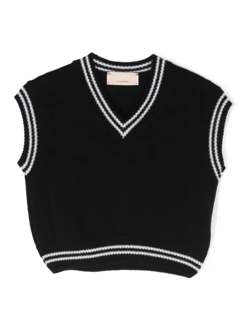 Elisabetta Franchi La Mia Bambina merino-wool knitted top
