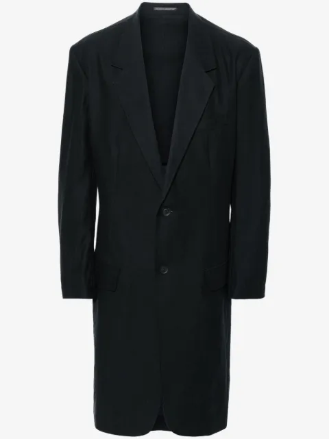 Yohji Yamamoto Mantel mit grafischem Print
