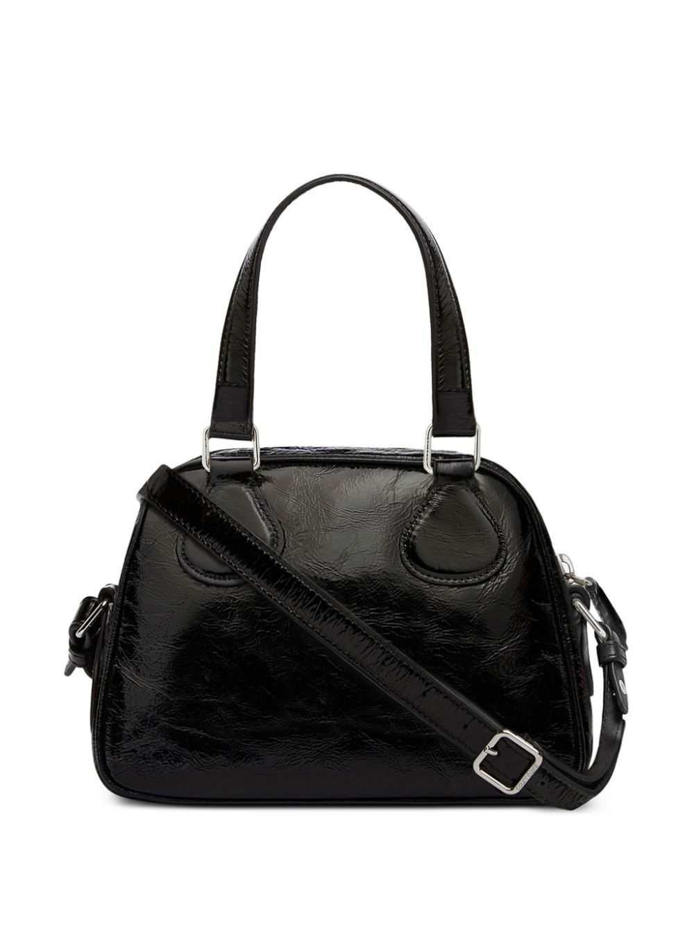 Courrèges mini Reedition Bowling bag - Zwart