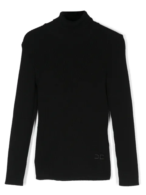 Elisabetta Franchi La Mia Bambina logo-embroidered sweater