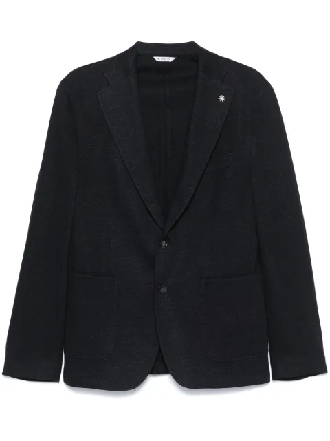 Manuel Ritz brooch-detail blazer 
