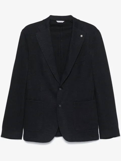 Manuel Ritz brooch-detail blazer