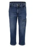 DONDUP KIDS logo patch jeans - Blue