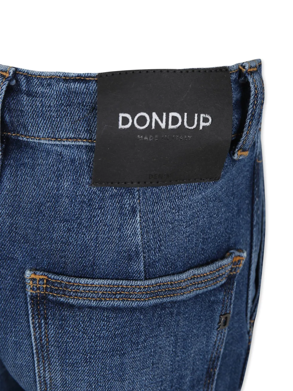 DONDUP KIDS Jeans met logopatch Blauw