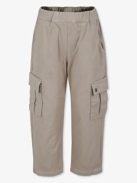 DONDUP KIDS pantalones cargo con bolsillos