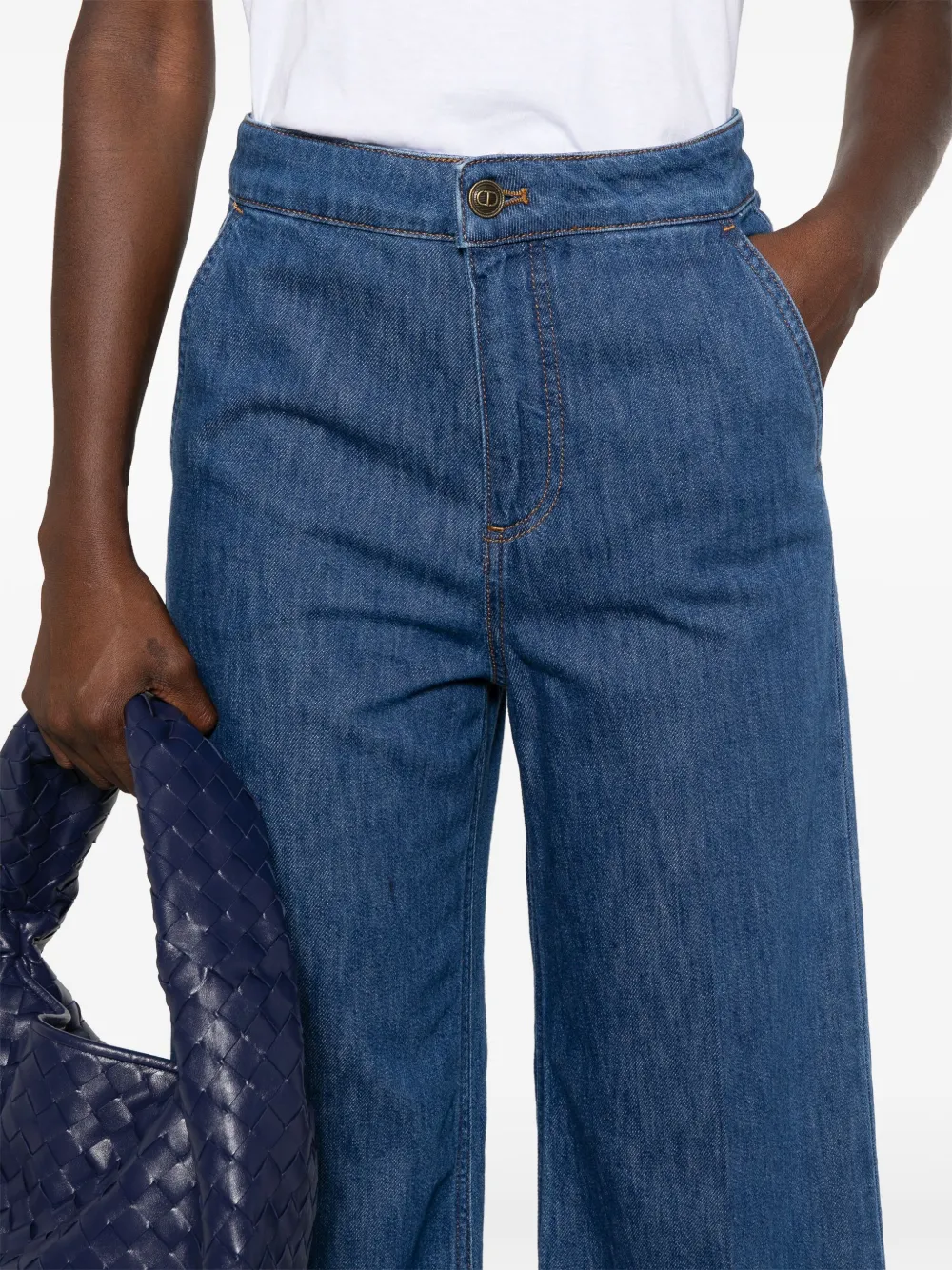 TWINSET Sartorial jeans Blauw