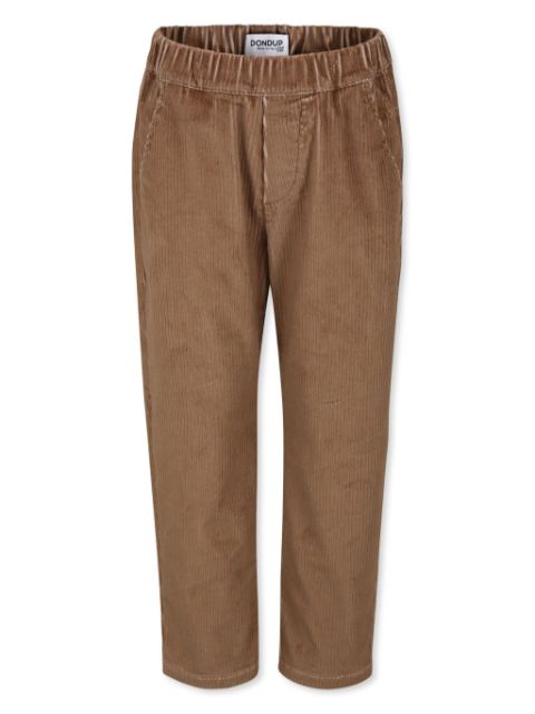 DONDUP KIDS elasticated corduroy trousers