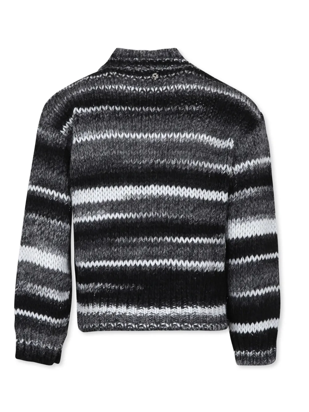 DONDUP KIDS turtle neck knit top - Zwart