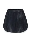 Douuod Kids striped pattern skirt - Blue