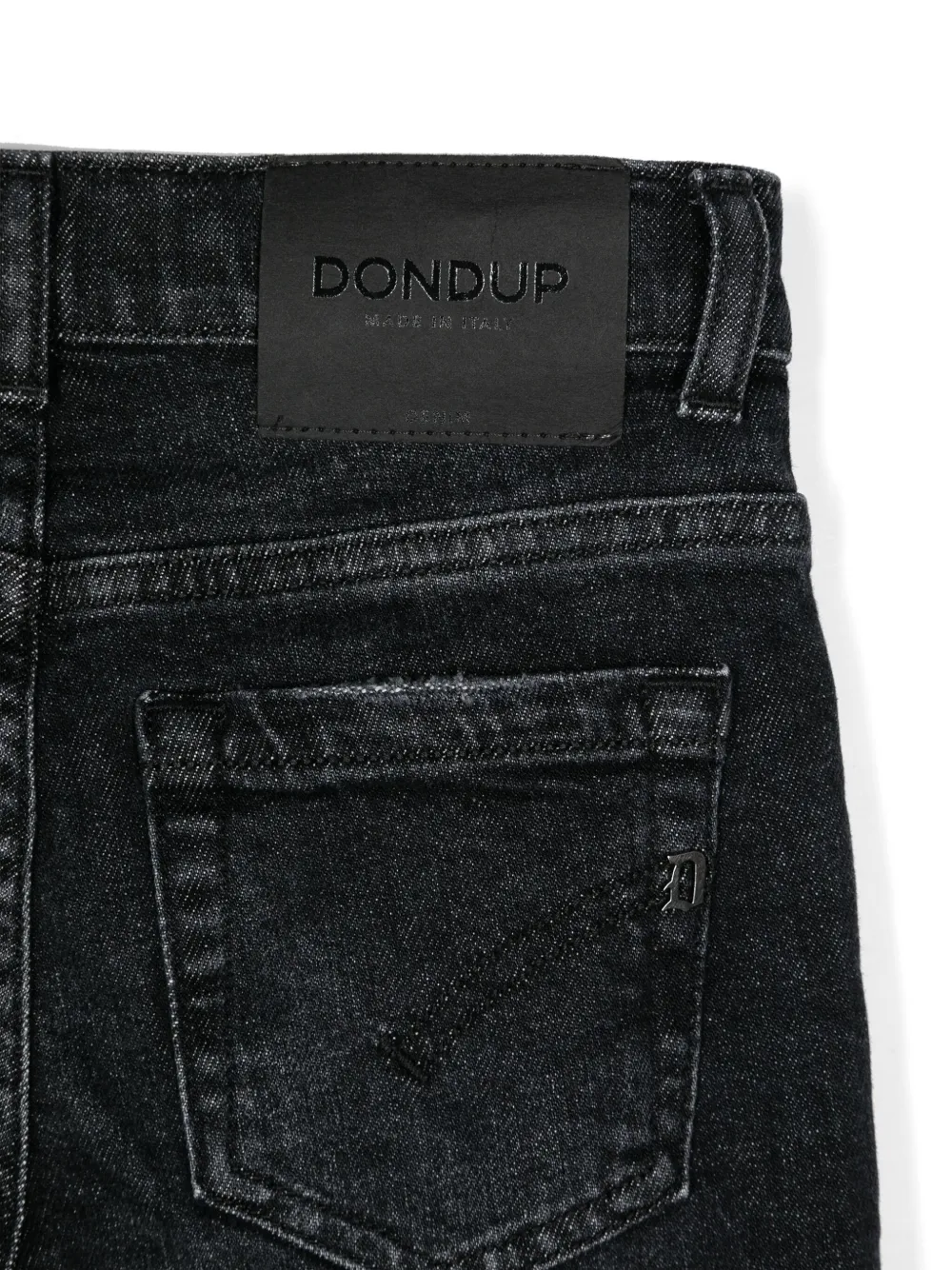 DONDUP KIDS Gerafelde broek Zwart