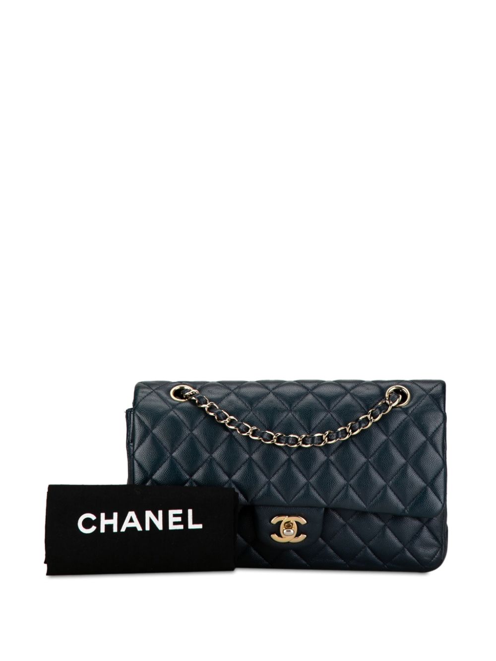 CHANEL Pre-Owned 2019 Medium Classic Caviar Double Flap shoulder bag WOMEN