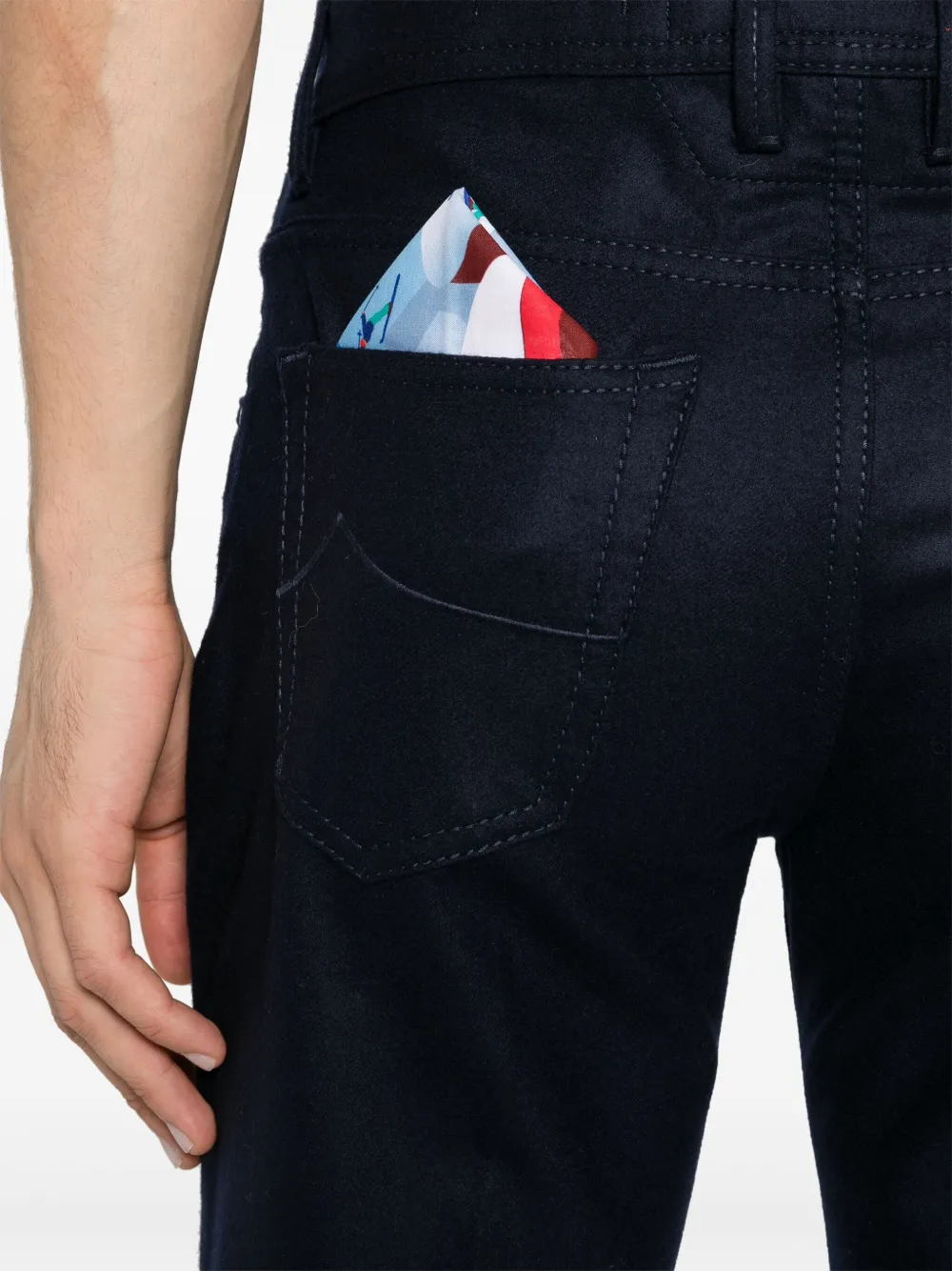 Jacob Cohën Scott broek Blauw