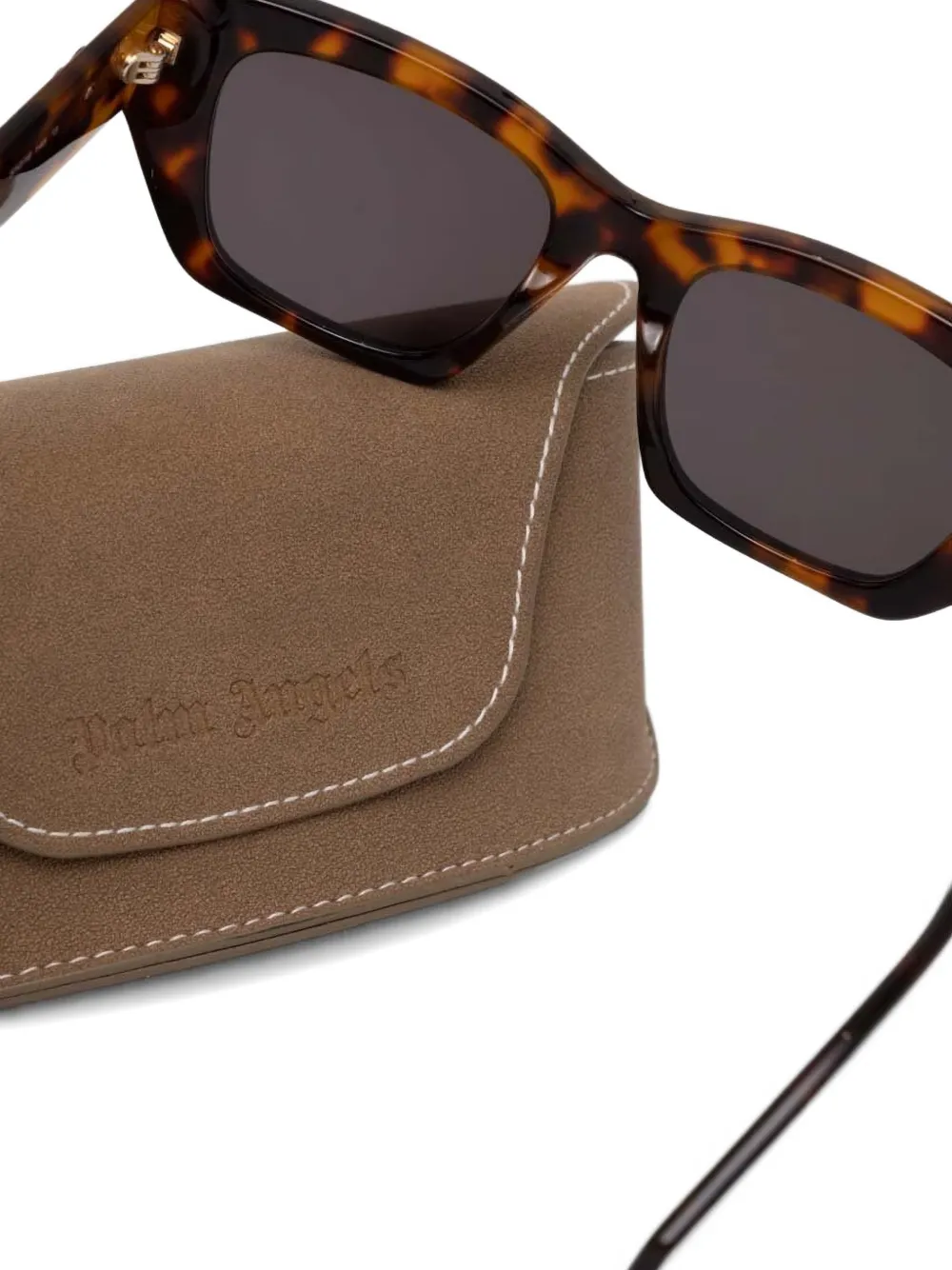 Palm Angels Eyewear Hinkley zonnebril Bruin