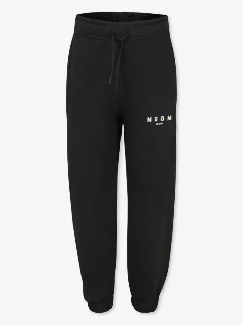 MSGM Kids logo-print sweatpants