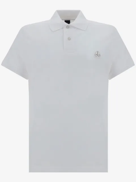 Moose Knuckles Everett logo-appliqué polo shirt