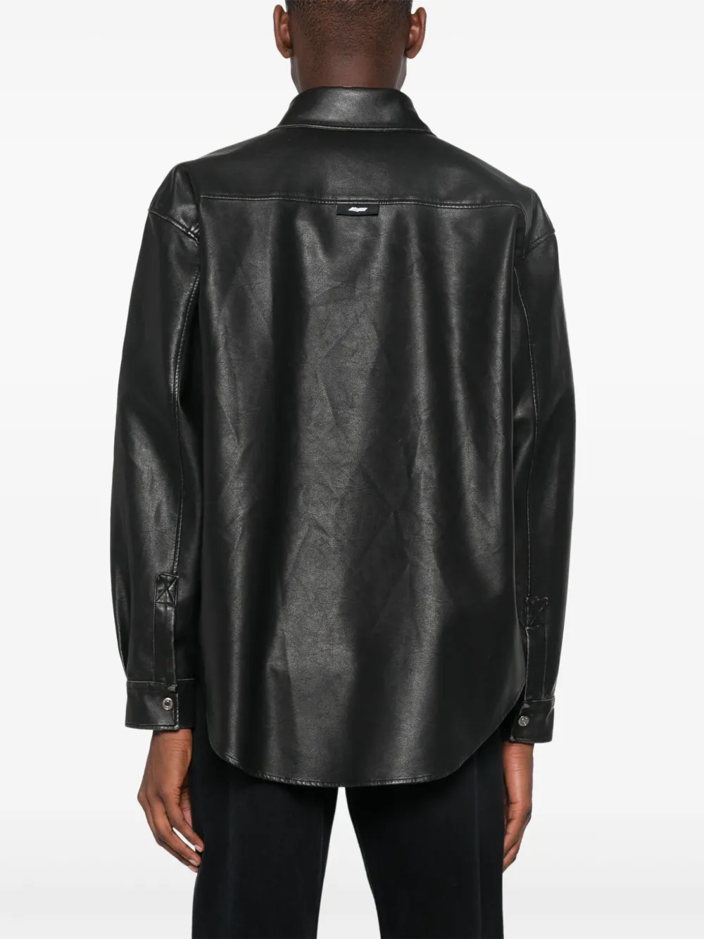 MSGM Blouse met logopatch Bruin