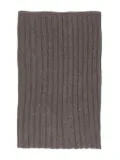 Rick Owens ribbed scarf - Grey