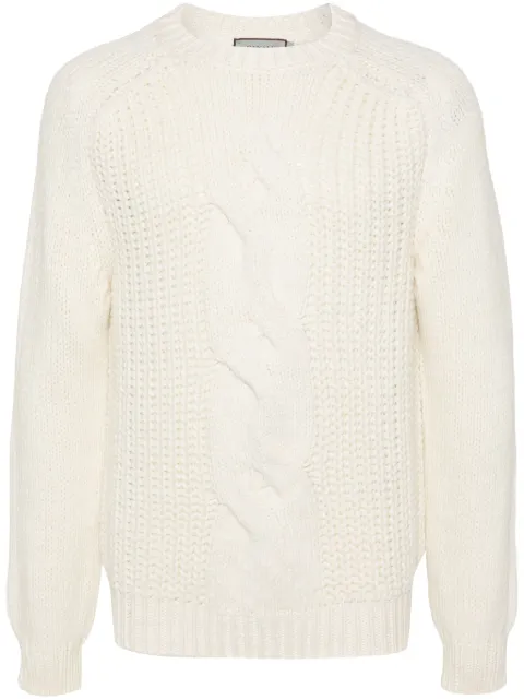 Canali braided ribbed sweater