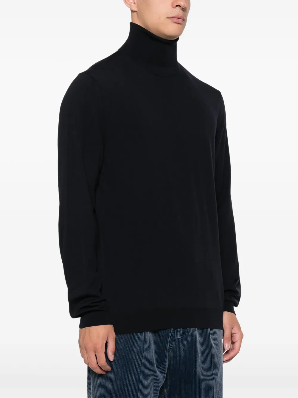 Zanone Fijngebreide trui Blauw