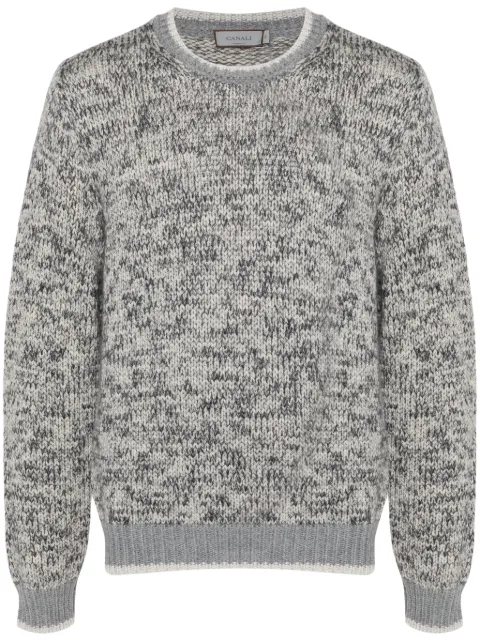 Canali mélange-effect sweater