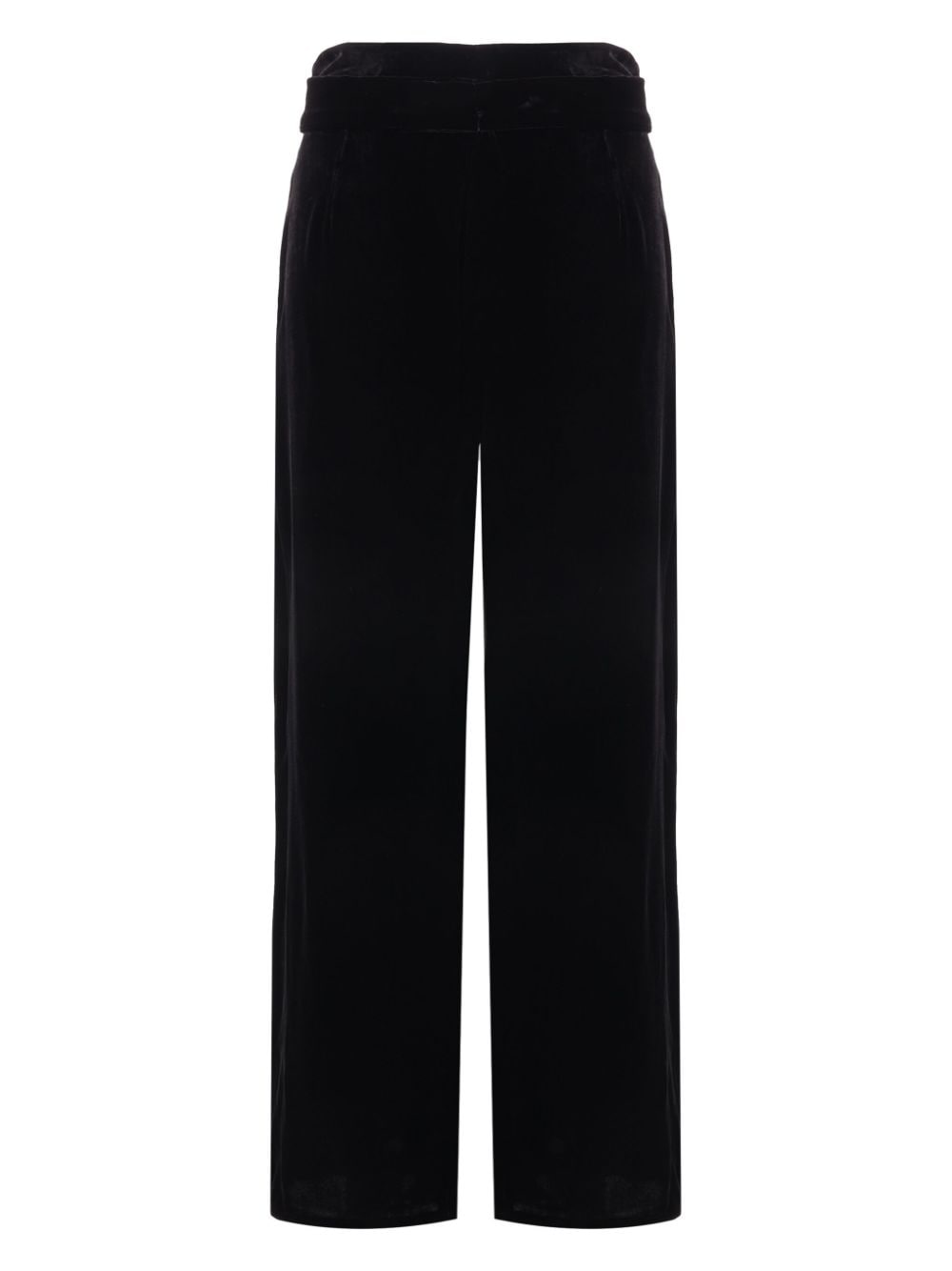 Dusan belted straight-leg trousers - Zwart