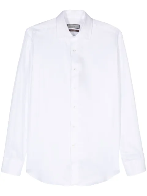Canali herringbone shirt