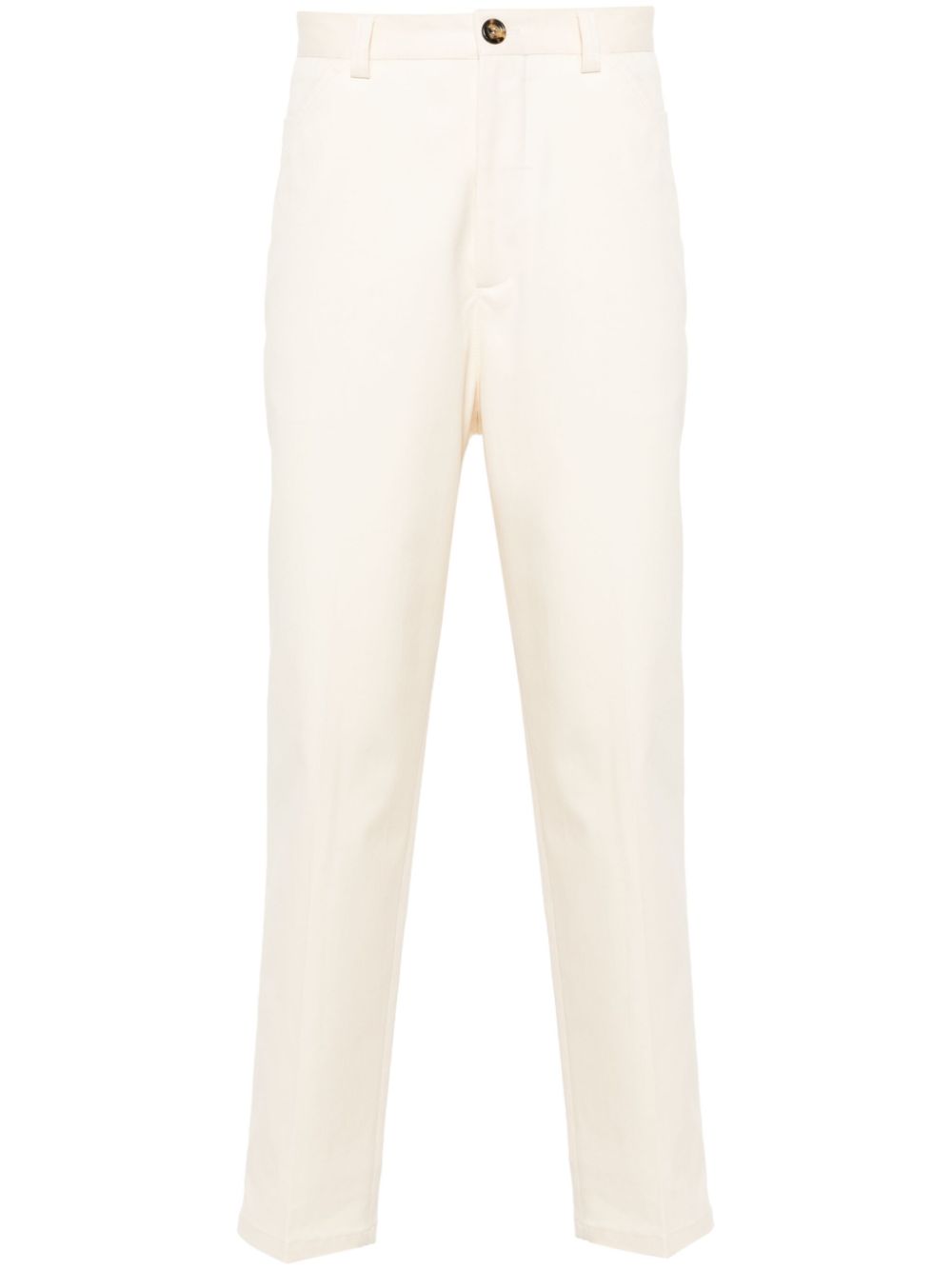 Brunello Cucinelli straight-cut trousers - White