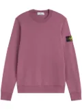 Stone Island compass cotton sweatshirt - Pink