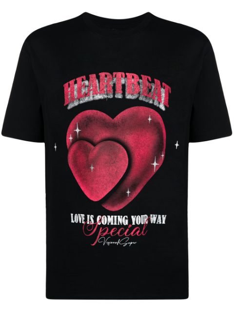 Vision Of Super Heartbeat-print T-shirt