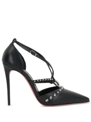格安 Christian Louboutin Scarpin Tatooshka Spike Com Salto 小物