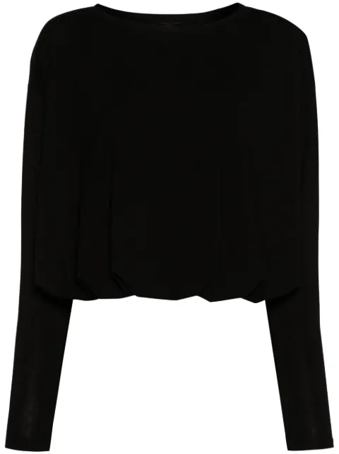 PINKO draped jersey T-shirt