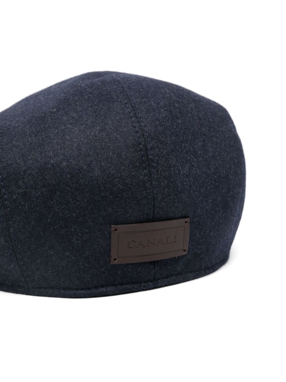 Canali Baret met logopatch - Blauw