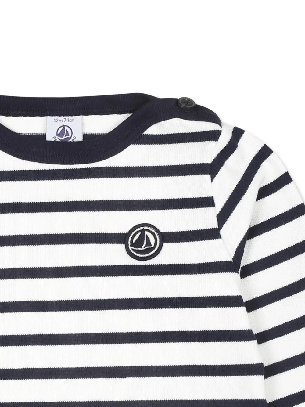 Petit Bateau Gestreepte top Blauw