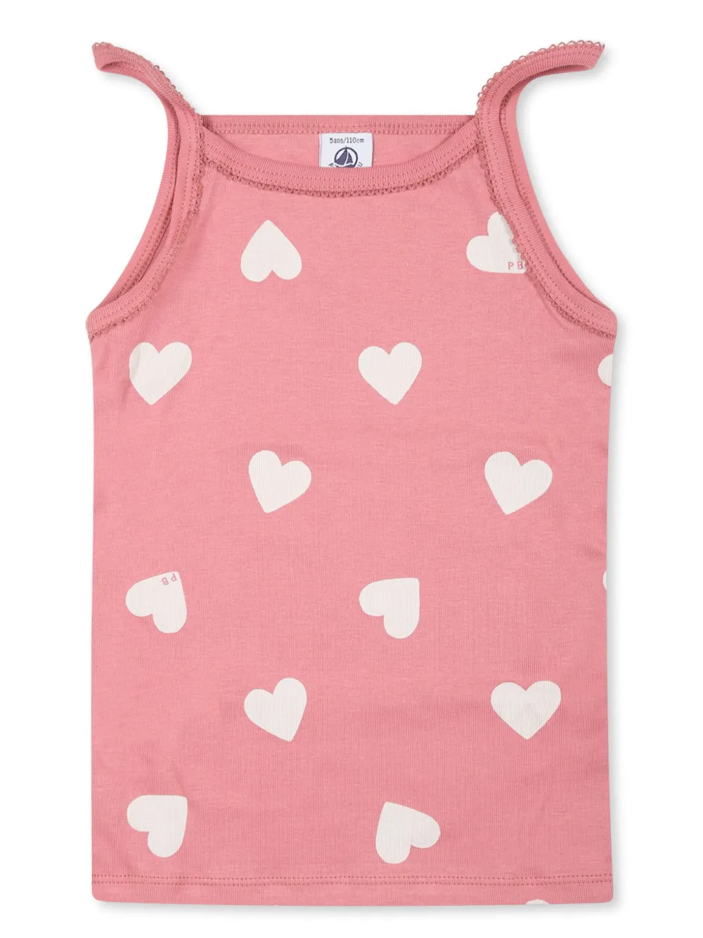 Petit Bateau sleeveless organic cotton dress - Roze