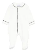 Emporio Armani Kids pipe-trim pyjamas - White