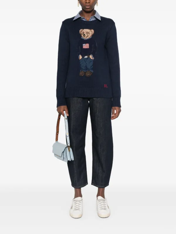 Polo Ralph Lauren Polo Bear Sweater | Blue | FARFETCH ZA