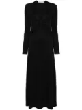 Christopher Esber open twist anglaise dress - Black