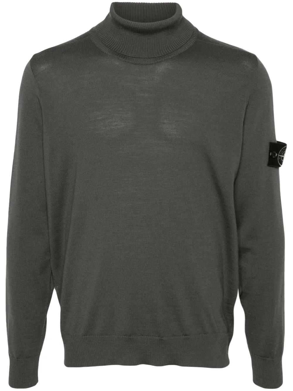 Stone Island Trui met Compass-logopatch Grijs