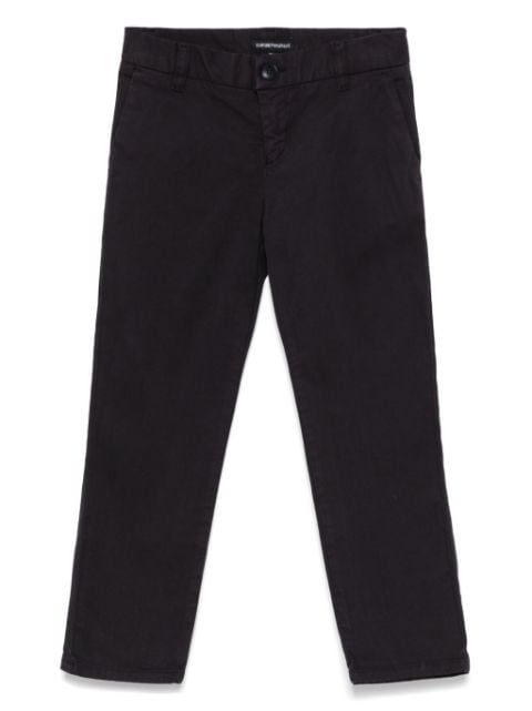 Emporio Armani Kids pantalones chinos rectos